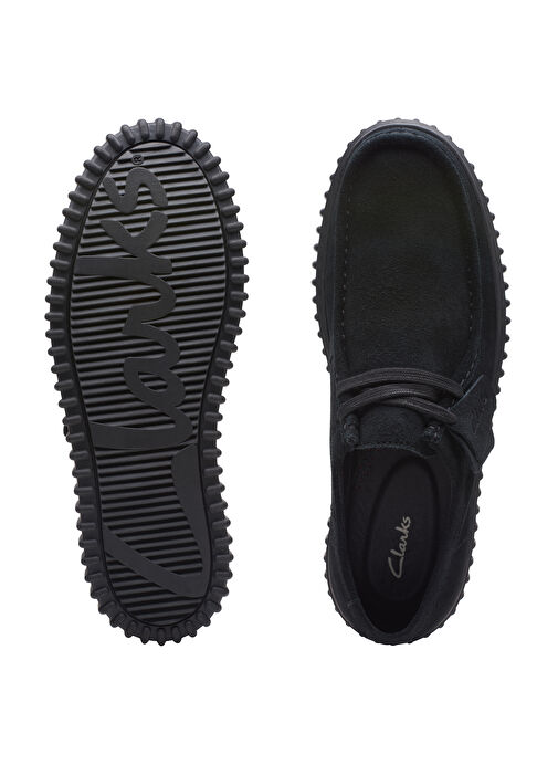 Clarks Siyah Erkek Süet Günlük Ayakkabı Torhill Lo - Görsel 8