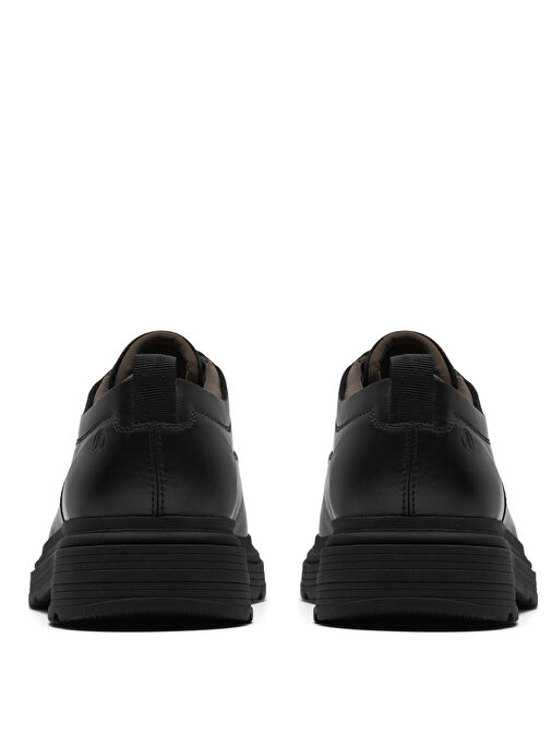 Clarks Siyah Erkek Deri Günlük Ayakkabı Badbury Lace - Görsel 6