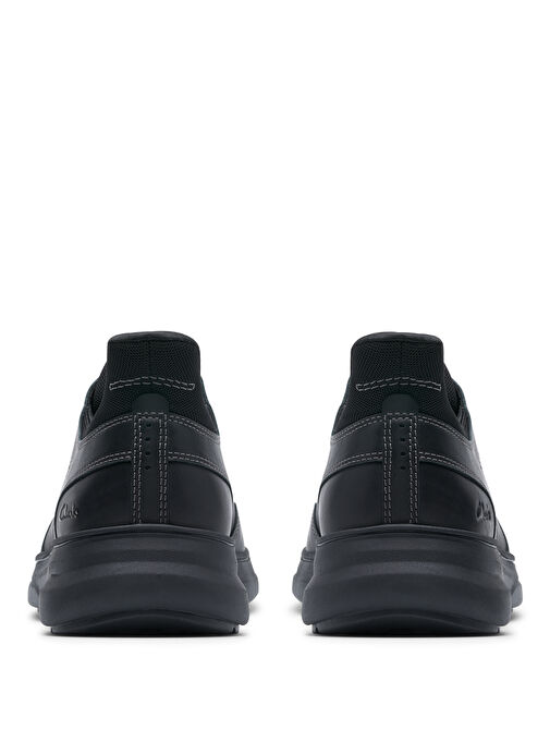 Clarks Siyah Erkek Deri Günlük Ayakkabı Mullan Easy - Görsel 6