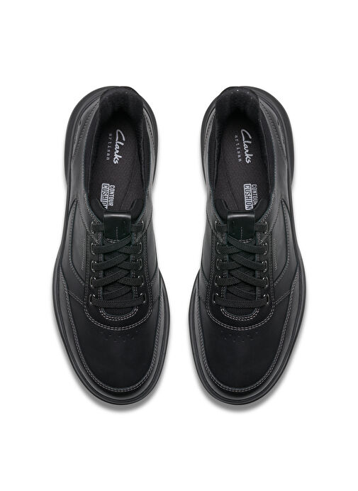 Clarks Siyah Erkek Deri Günlük Ayakkabı Mullan Easy - Görsel 5