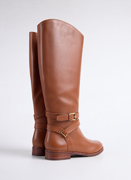 Lauren Ralph Lauren Kahverengi Kadın Deri Çizme 802974384001 - Görsel 4