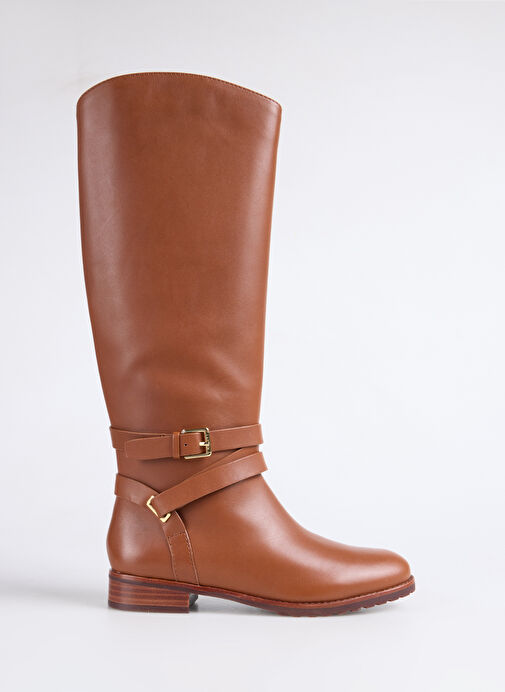 Lauren Ralph Lauren Kahverengi Kadın Deri Çizme 802974384001 - Görsel 2