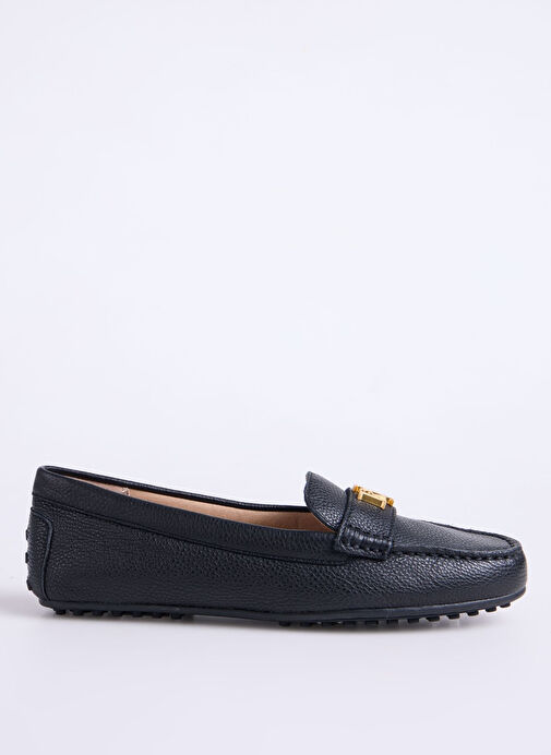 Lauren Ralph Lauren Siyah Kadın Deri Loafer 802942768001 - Görsel 2