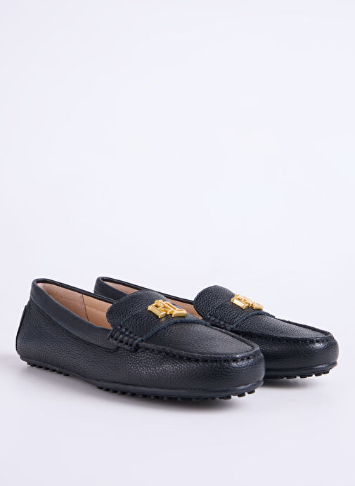 Lauren Ralph Lauren Siyah Kadın Deri Loafer 802942768001 - Görsel 3