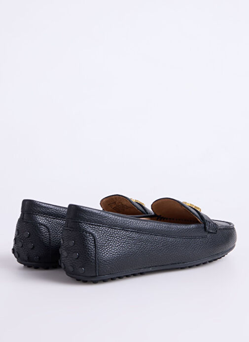 Lauren Ralph Lauren Siyah Kadın Deri Loafer 802942768001 - Görsel 4