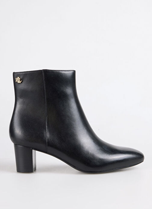 Lauren Ralph Lauren Siyah Kadın Deri Topuklu Bot 802967842001 - Görsel 2