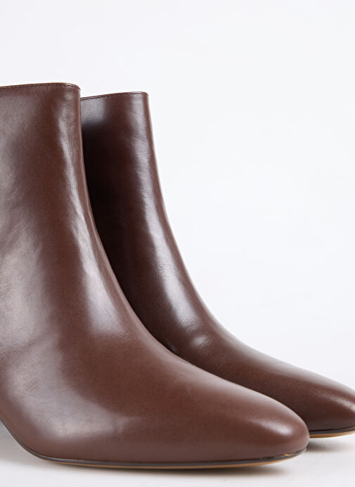 Lauren Ralph Lauren Kahverengi Kadın Deri Topuklu Bot 802974503002 - Görsel 6