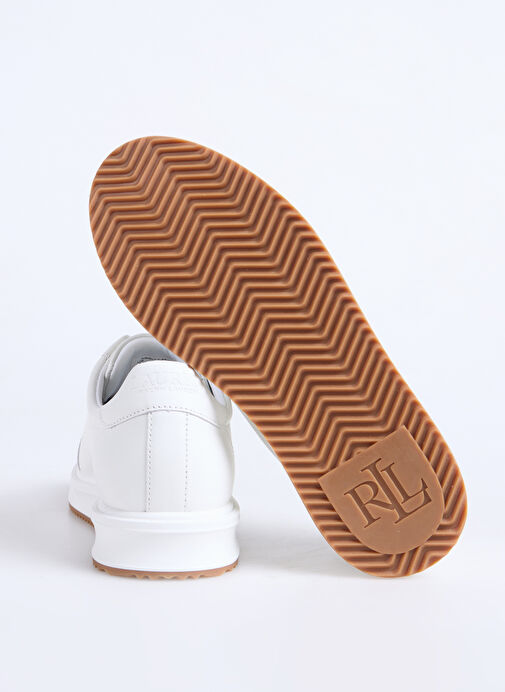 Lauren Ralph Lauren Beyaz Kadın Deri Sneaker 802959228001 - Görsel 5