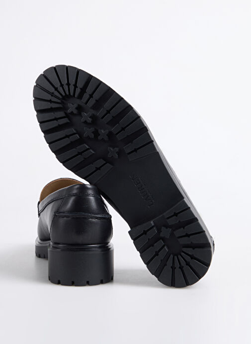 Lauren Ralph Lauren Siyah Kadın Deri Loafer 802967752001 - Görsel 5