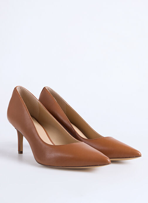Lauren Ralph Lauren Taba Kadın Deri Topuklu Ayakkabı 802972023002 - Görsel 3