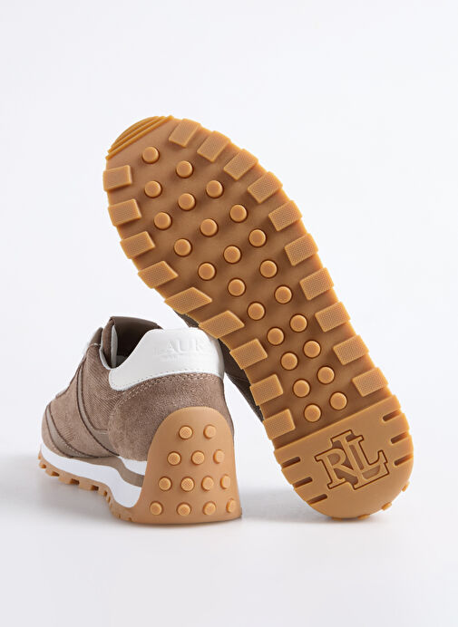 Lauren Ralph Lauren Taba Kadın Deri Sneaker 802980567003 - Görsel 5