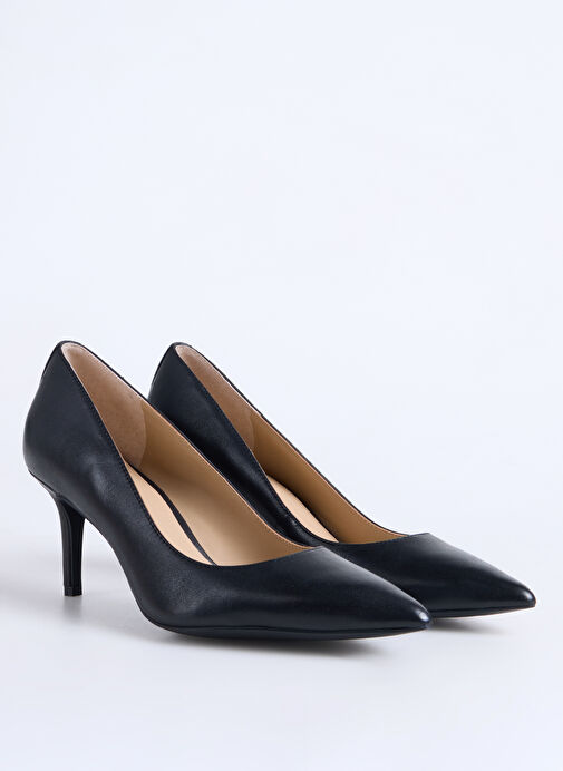 Lauren Ralph Lauren Siyah Kadın Deri Topuklu Ayakkabı 802972023001 - Görsel 3
