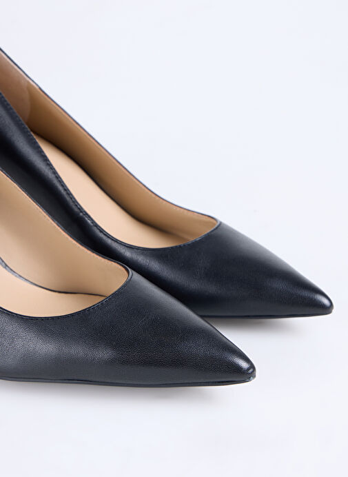 Lauren Ralph Lauren Siyah Kadın Deri Topuklu Ayakkabı 802972023001 - Görsel 6