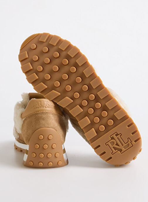 Lauren Ralph Lauren Kahverengi Kadın Deri Sneaker 802980566001 - Görsel 5