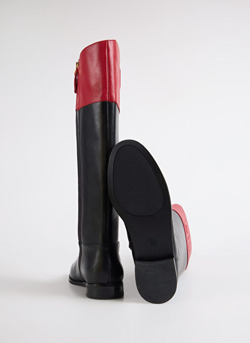 Lauren Ralph Lauren Siyah Kadın Deri Çizme 802980557001 - Görsel 5