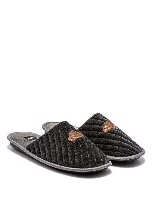 Twigy Gri Erkek Ev Terliği TW NİCOLA - Görsel 2