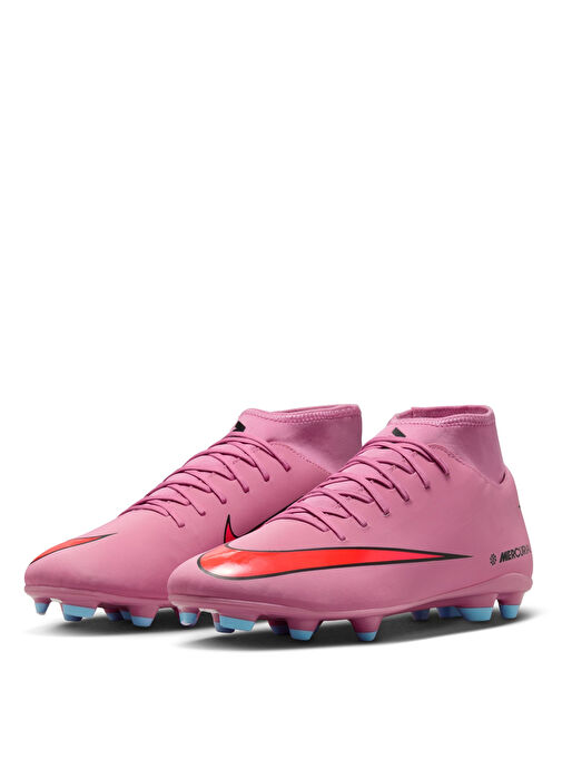 Nike FQ8314-600 SUPERFLY 10 CLUB FG/MG Pembe Erkek Futbol Ayakkabısı - Görsel 6