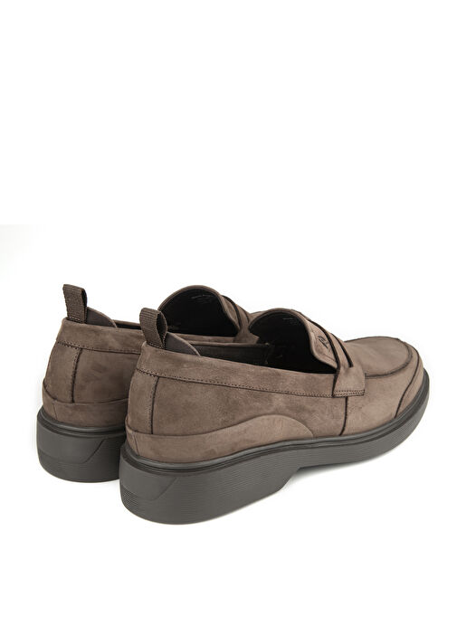 Hush Puppies Gri Erkek Nubuk Günlük Ayakkabı Orin - Görsel 4