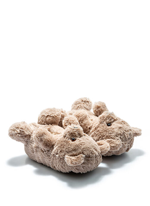 Twigy Kahverengi Kadın Panduf AA0663 - Görsel 2