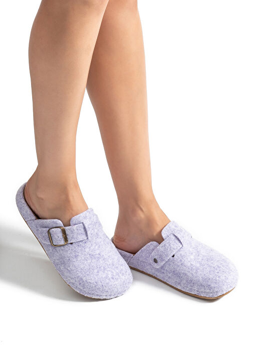 Twigy Lila Kadın Ev Terliği AA0198 - Görsel 4