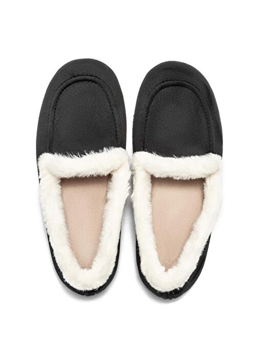 Twigy Siyah Kadın Ev Terliği CC0146A - Görsel 4