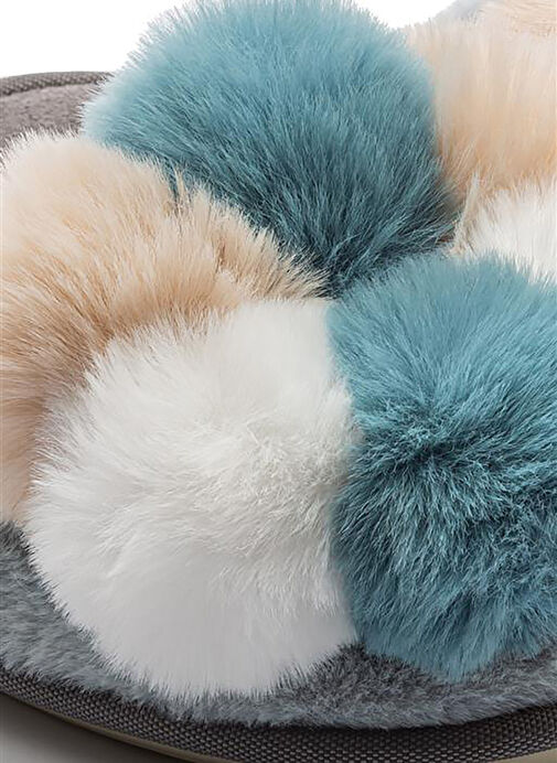 Twigy Mavi Kadın Ev Terliği EE0110 - Görsel 3