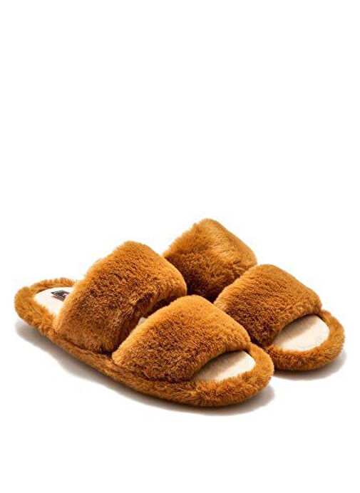 Twigy Kahverengi Kadın Ev Terliği CC0173 - Görsel 2