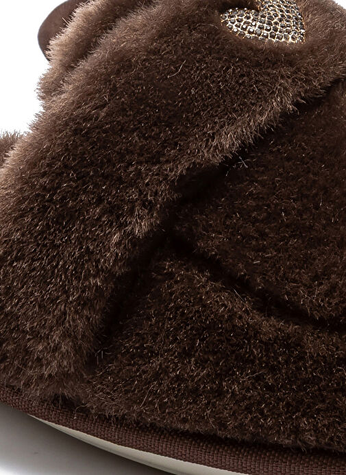 Twigy Kahverengi Kadın Ev Terliği GG0157 - Görsel 3