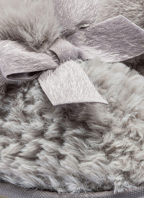 Twigy Gri Kadın Ev Terliği GG0162 - Görsel 3