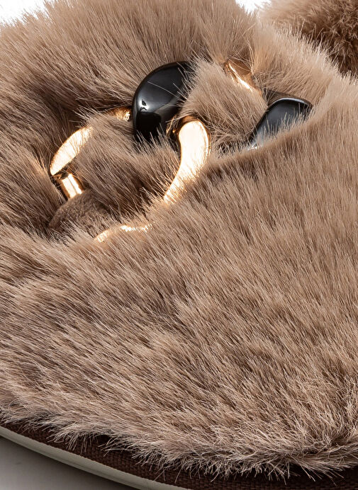 Twigy Bej Kadın Ev Terliği GG0151 - Görsel 3