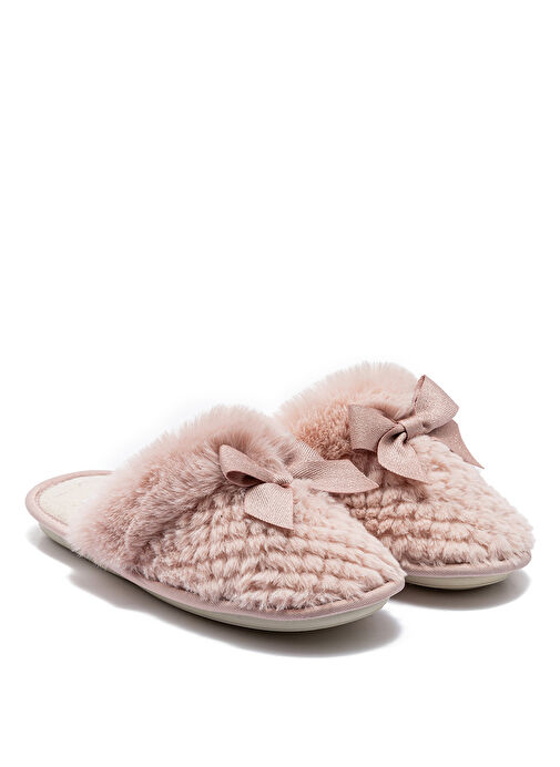 Twigy Pembe Kadın Ev Terliği GG0161 - Görsel 2