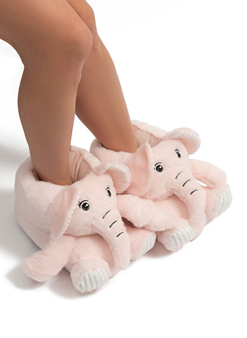 Twigy Pembe Kadın Panduf GG0544 - Görsel 4