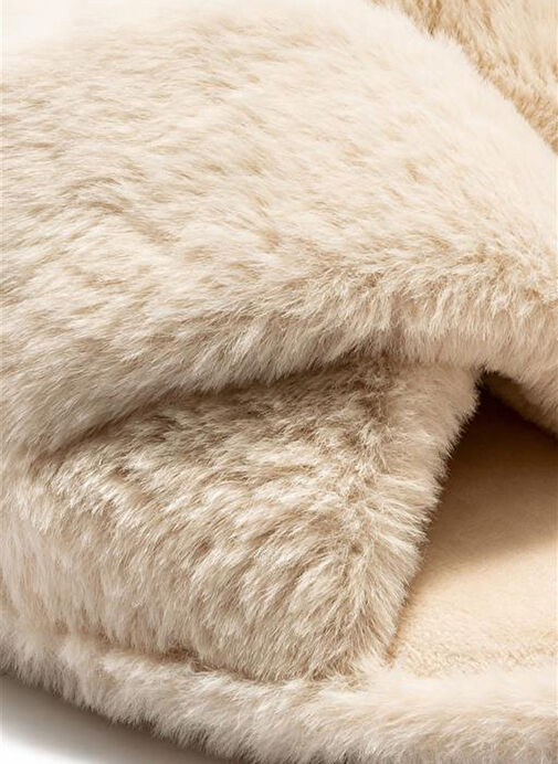 Twigy Bej Kadın Ev Terliği CC0188 - Görsel 3