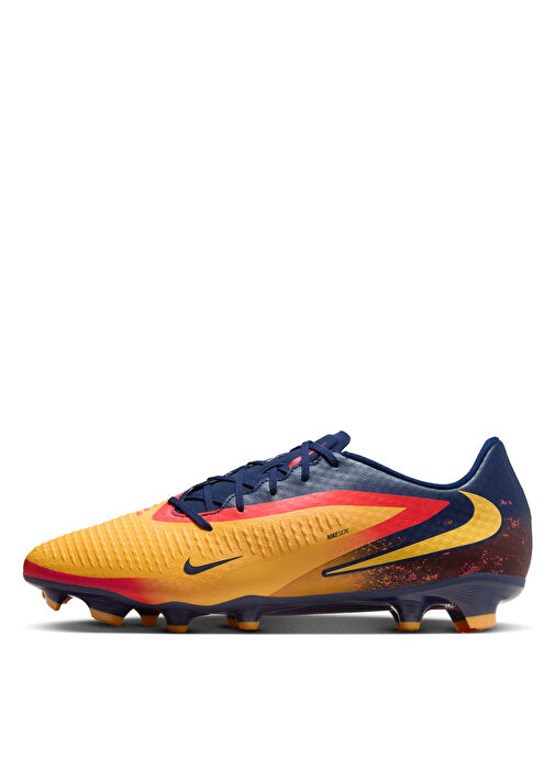Nike HQ2314-800 PHANTOM 6 LOW ACAD FG/MG Mavi - Turuncu Erkek Futbol Ayakkabısı - Görsel 3