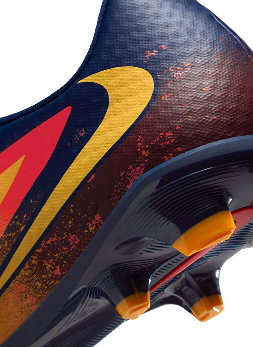 Nike HQ2314-800 PHANTOM 6 LOW ACAD FG/MG Mavi - Turuncu Erkek Futbol Ayakkabısı - Görsel 8