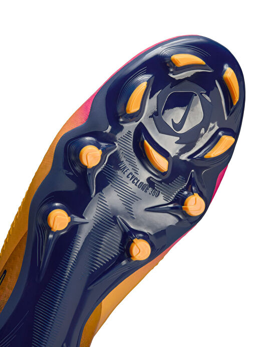 Nike HQ2314-800 PHANTOM 6 LOW ACAD FG/MG Mavi - Turuncu Erkek Futbol Ayakkabısı - Görsel 10