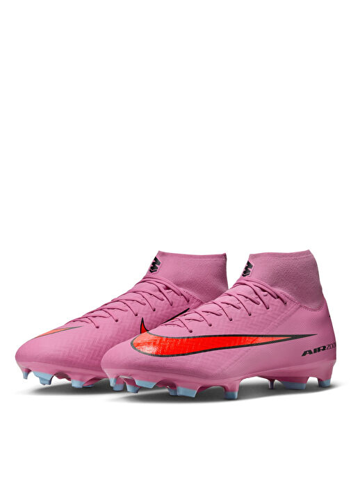 Nike FQ1456-600 ZM SUPERFLY 10 ACAD FG/M Pembe Erkek Futbol Ayakkabısı - Görsel 10