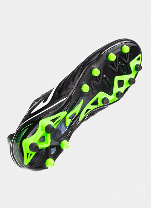 Joma AGUILA 2501 BLACK FLUOR GREEN FIRM Siyah Erkek Futbol Ayakkabısı - Görsel 6