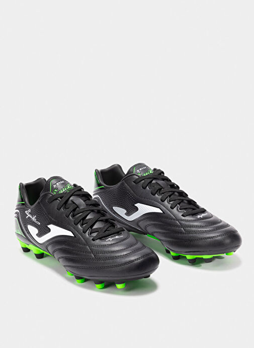 Joma AGUILA 2501 BLACK FLUOR GREEN FIRM Siyah Erkek Futbol Ayakkabısı - Görsel 3