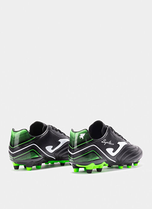 Joma AGUILA 2501 BLACK FLUOR GREEN FIRM Siyah Erkek Futbol Ayakkabısı - Görsel 4