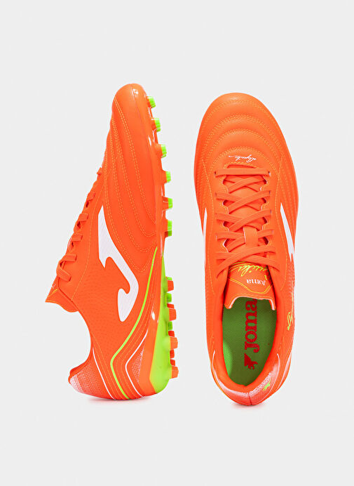 Joma AGUILA 2508 FLUOR ORANGE FIRM GROUN Turuncu Erkek Futbol Ayakkabısı - Görsel 5