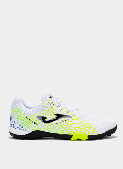Joma MAXIMA 2532 WHITE YELLOW GREEN TURF Beyaz Erkek Futbol Ayakkabısı - Görsel 2