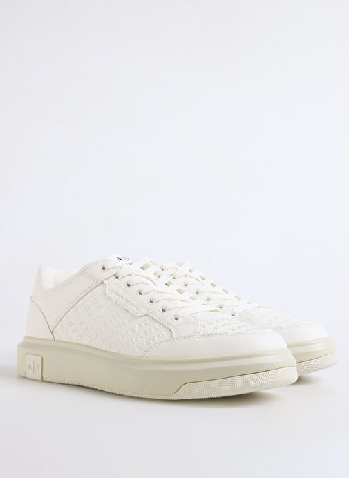 Armani Exchange Beyaz Erkek Sneaker XM001722 - Görsel 3