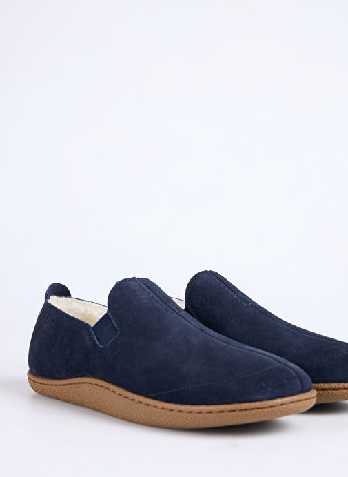 Clarks Lacivert Erkek Süet Günlük Ayakkabı Home Mocc - Görsel 6