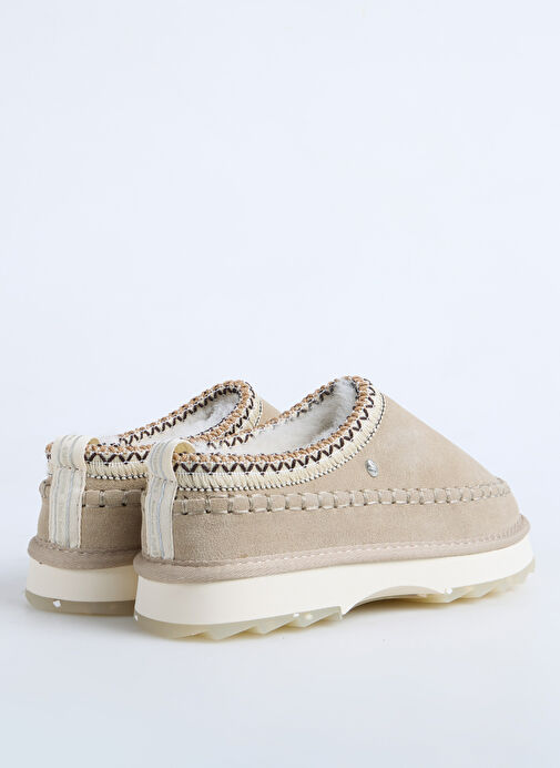 EMU Bej Kadın Süet Terlik W13239 - Görsel 4