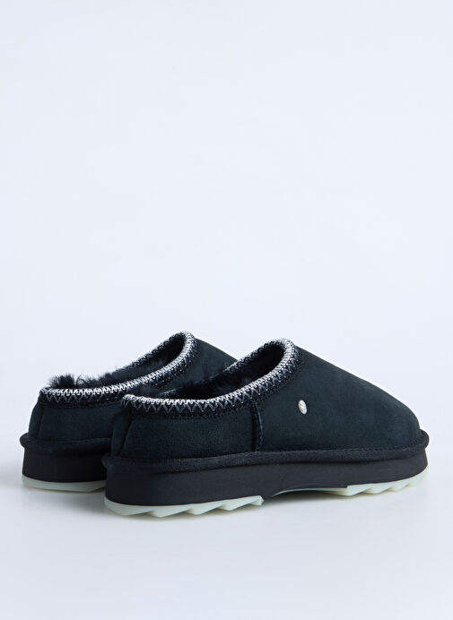 EMU Siyah Kadın Deri Terlik W13179 - Görsel 4