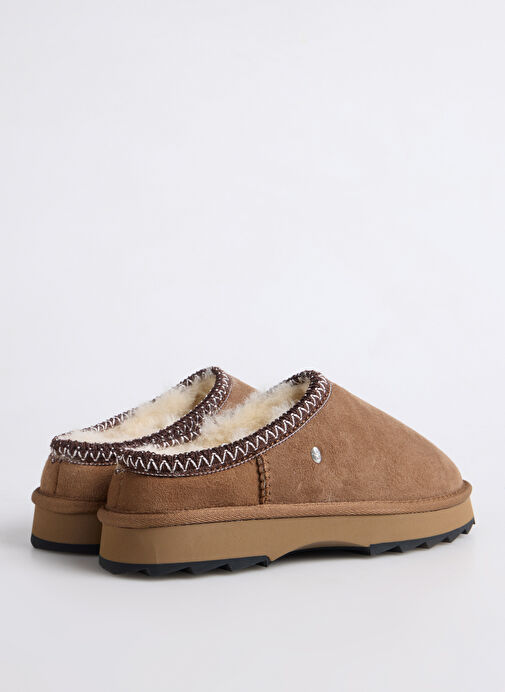 EMU Taba Kadın Deri Terlik W13179 - Görsel 4