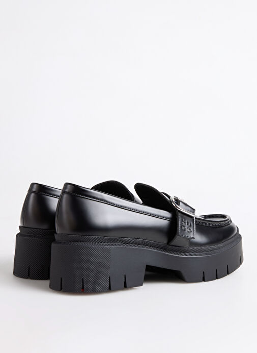 Hugo Siyah Kadın Düz Ayakkabı 50548196001 - Görsel 4