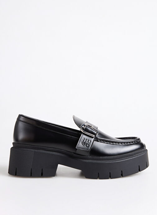 Hugo Siyah Kadın Düz Ayakkabı 50548196001 - Görsel 2