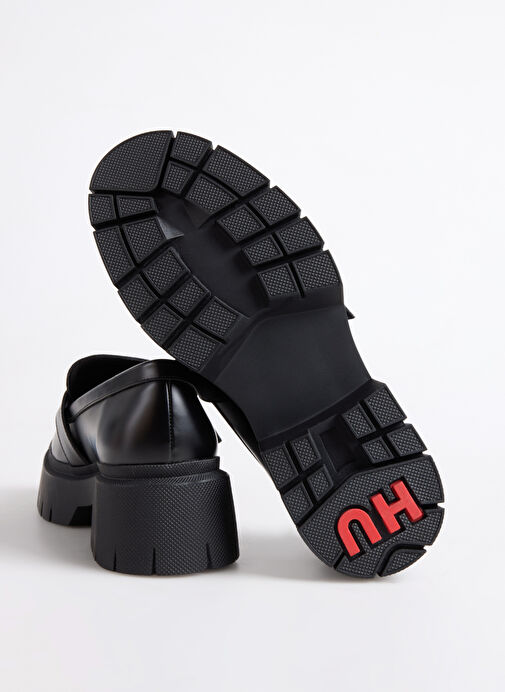 Hugo Siyah Kadın Düz Ayakkabı 50548196001 - Görsel 5